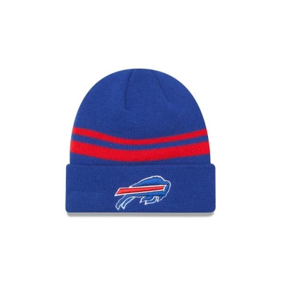 Blue Buffalo Bills Hat - New Era NFL Cuff Knit Beanie USA6973821